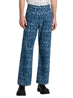 Scribble Denim Trousers