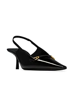 Carine Slingback Pumps Patent Leather