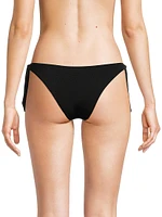 Margot Raffia-Ring Bikini Bottom