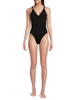 Margot Raffia O-Ring One-Piece