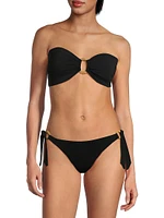 Margot Raffia O-Ring Bandeau Top