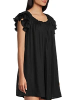 Ruffle Shift Dress