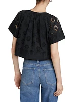 Bambina Eyelet Crop Top