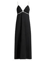 Jessa Cotton-Blend Maxi Dress