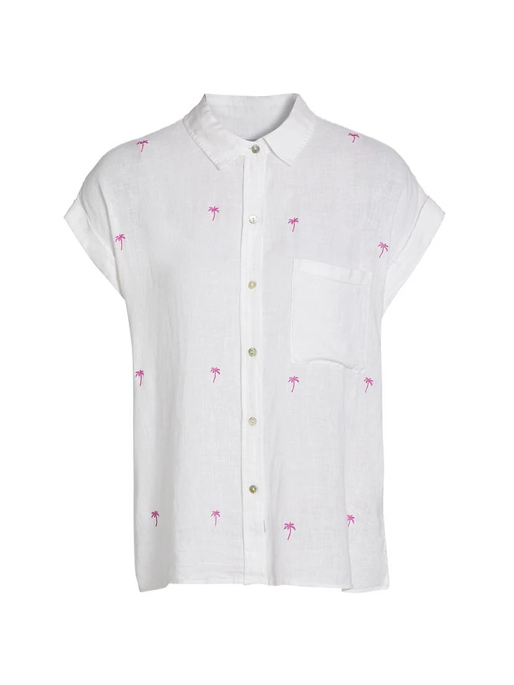 Whitney Linen-Blend Shirt