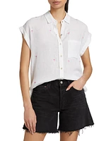 Whitney Linen-Blend Shirt