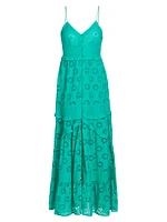 Henrietta Eyelet Cotton Maxi Dress