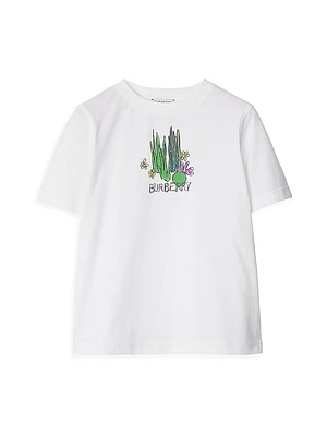 Little Girl's & Drawn Artwork T-Shirt