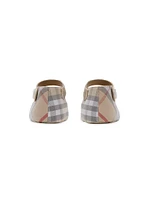 Baby Girl's Taylor Check Cotton Mary Jane Flats