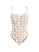 Broderie Anglaise One-Piece Swimsuit