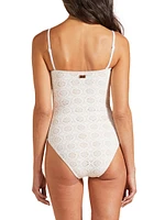 Broderie Anglaise One-Piece Swimsuit