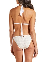 Broderie Anglaise Triangle Bikini top