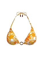 Tahiti Floral Triangle Bikini Top