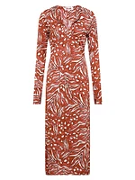 Sonca Printed Jersey Midi-Dress