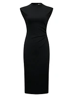 Darrius Ruched Jersey Midi-Dress