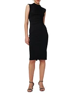 Darrius Ruched Jersey Midi-Dress