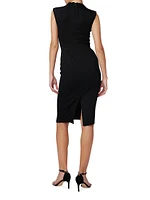 Darrius Ruched Jersey Midi-Dress