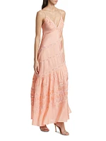 Idalia Silk Lace Maxi Dress