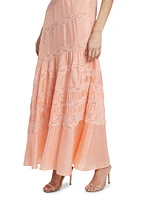 Idalia Silk Lace Maxi Dress