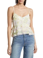 Napoli Floral Ruffle Tank