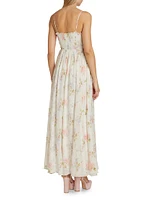 Santee Floral Metallic Maxi Dress