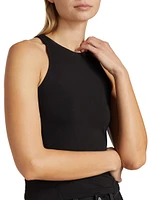 Cotton-Blend Racerback Top