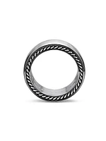 Streamline Band Ring Grey Titanium, 9MM