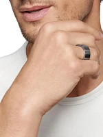 Streamline Band Ring Grey Titanium, 9MM