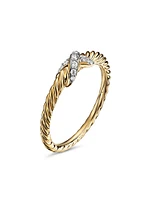 Petite X Ring 18K Yellow Gold