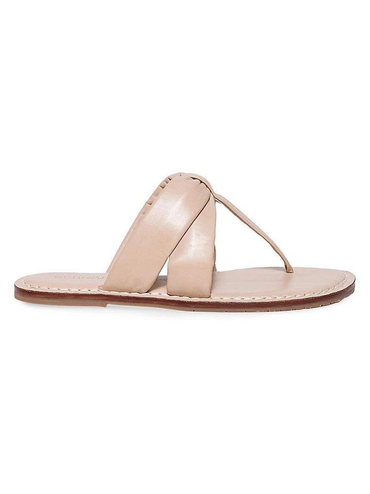 Margaret Leather Thong Sandals