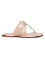 Margaret Leather Thong Sandals