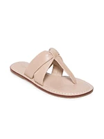 Margaret Leather Thong Sandals