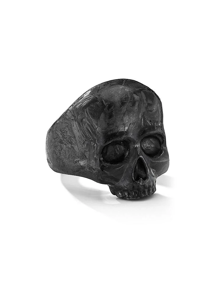 Memento Mori Skull Ring 18K Yellow Gold