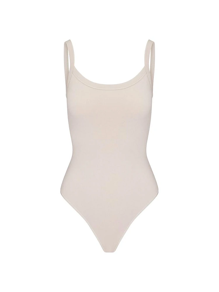 Cotton Jersey Scoop Neck Bodysuit