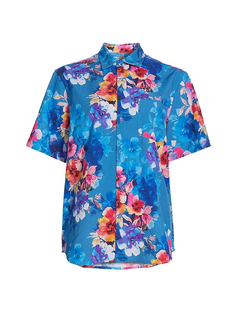 Summer Days Button-Front Shirt