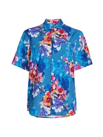 Summer Days Button-Front Shirt