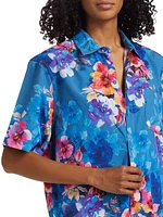 Summer Days Button-Front Shirt