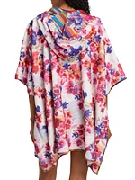 Summer Days Terry Hooded Poncho Dress