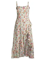 Sila Floral Midi-Dress