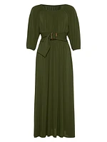 Gabriela Belted Long Dress