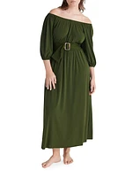 Gabriela Belted Long Dress