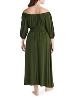 Gabriela Belted Long Dress