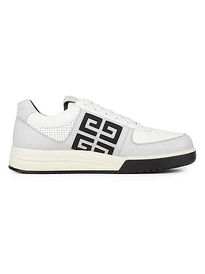 G4 Sneakers in Leather and Perforated Leather