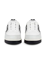 G4 Sneakers in Leather and Perforated Leather