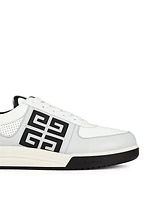 G4 Sneakers in Leather and Perforated Leather