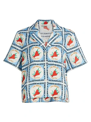 Nola Printed Linen Shirt