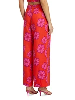 Campbell Floral Linen Pants