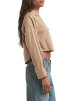 The Ex-Boyfriend Crop Shirt