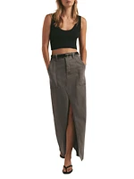 The Sadie Utility Maxi Skirt