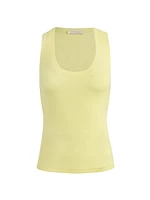 Scoopneck Rib-Knit Tank